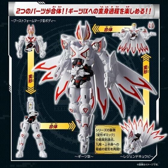 Bandai Kamen Rider Geats Relove Figure Geats ⅸ & Boost Mark III Set