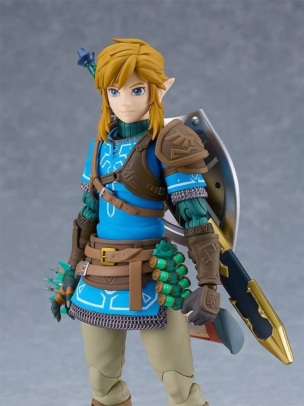 Figma A lenda de Zelda Lágrimas do reino Link Ação Figura Oficial do Japão