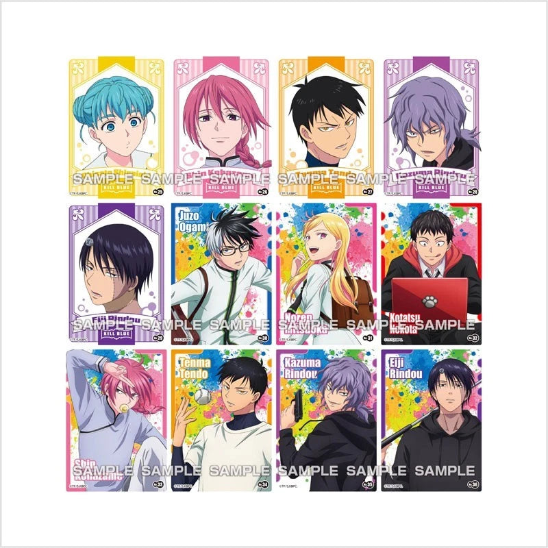 Kill Blue Clear Card Collection Gum 18Pack Box TCG Candy Toy JAPAN OFFICIAL