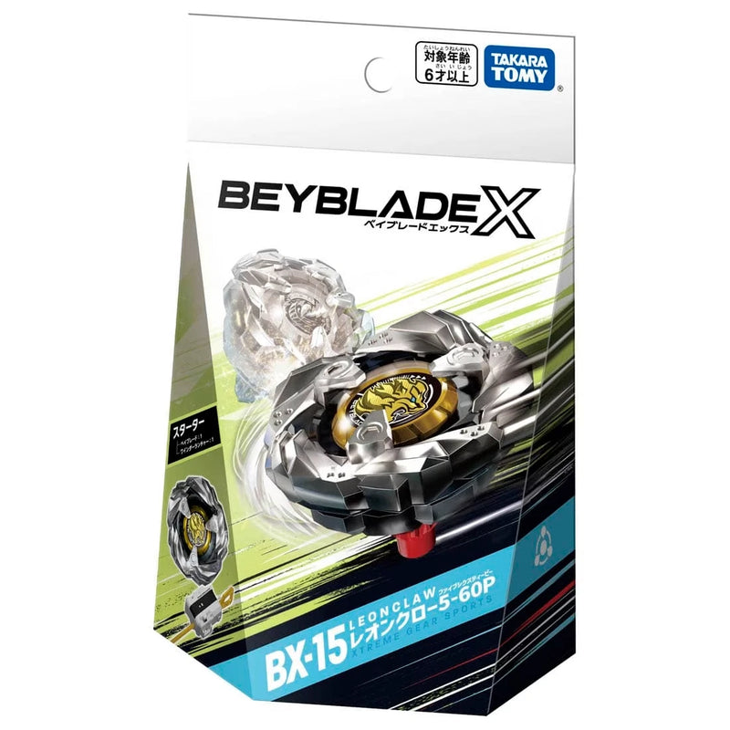 Takara Tomy Beyblade X BX-15 Starter Leon Claw 5-60P JAPAN OFFICIAL