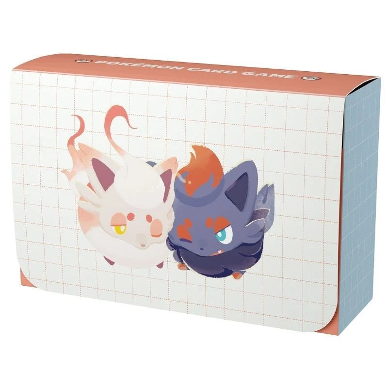 Pokemon Center Original Double Deck Case Zorua & Hisuian Zorua JAPAN OFFICIAL