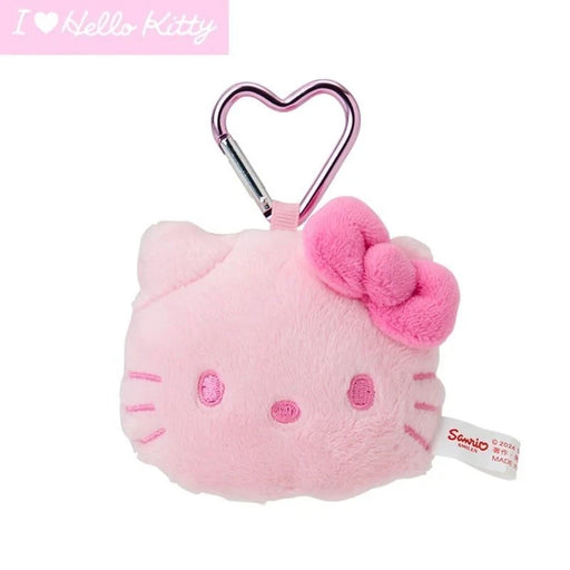 Sanrio Hello Kitty Face Shaped Mascot Holder Kao I Love Hello Kitty Pink Plush