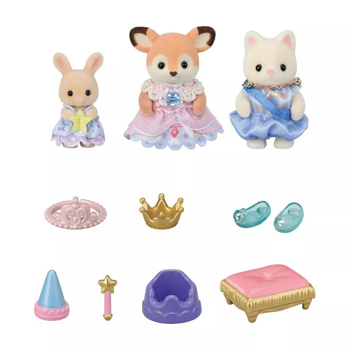 Famiglie Sylvanian Preschool Preschool Set Princess & Glass Shoes S-77 Giappone