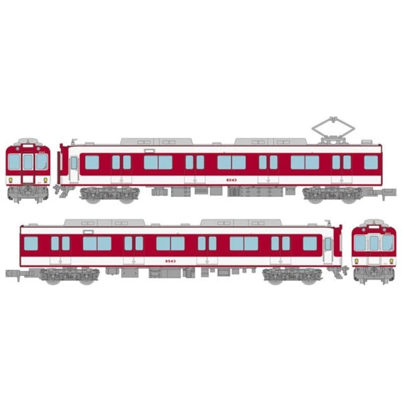 Tetsudou Collection Kintetsu Railway 8000 Series 2Car Set A JAPAN OFFICIAL