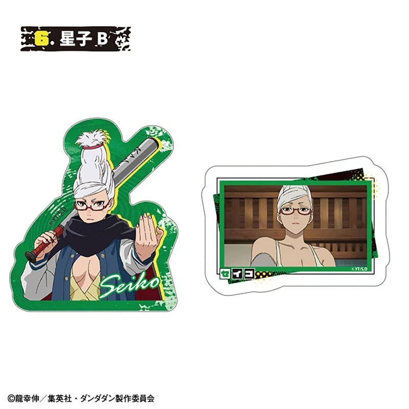 Dandadan W Diecut Clear Sticker 15Pack BOX Candy Toy JAPAN OFFICIAL