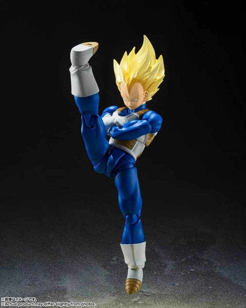 Bandai S.H.FIGUARts Dragon Ball Z Super Saiyan Vegeta Ação Figura Japão