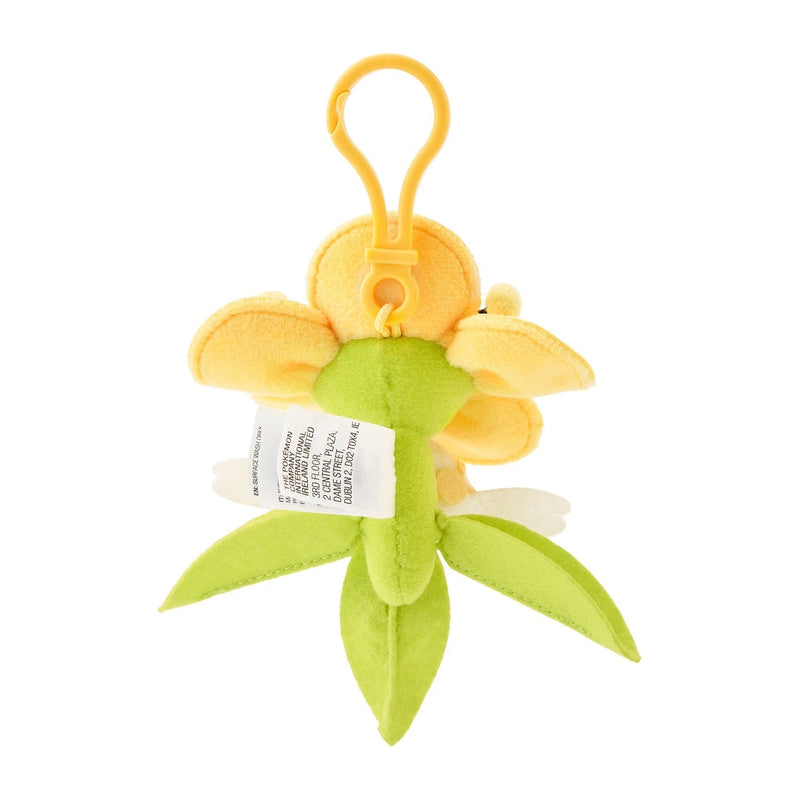 Pokemon Center Original Full Bloom Flabebe Yellow Flower Plush Keychain JAPAN