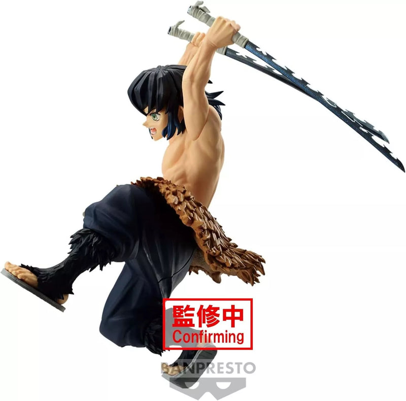 Banpresto VIBRATION STARS Demon Slayer Inosuke Hashibira Figure JAPON OFFICIEL