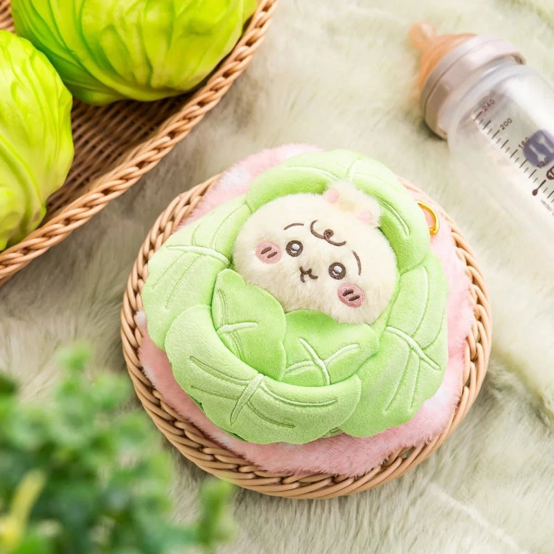 Gray Parka Service Chiikawa Chiikawa Baby Usagi Wrapped in Cabbage Plush Mascot