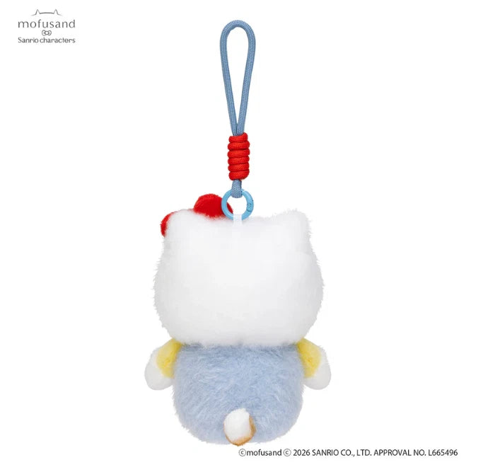 mofusand x Sanrio Characters Potefuwa Mascot Hello Kitty Plush JAPAN OFFICIAL