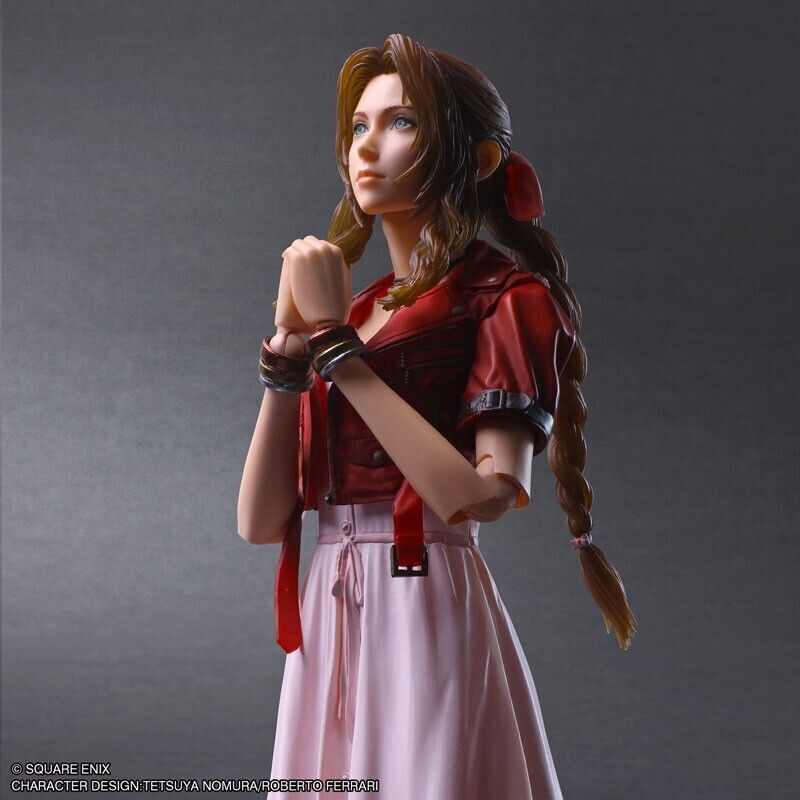 Final Fantasy VII Rebirth Play Arts Kai Aerith Gainsborough Action Figure Japon