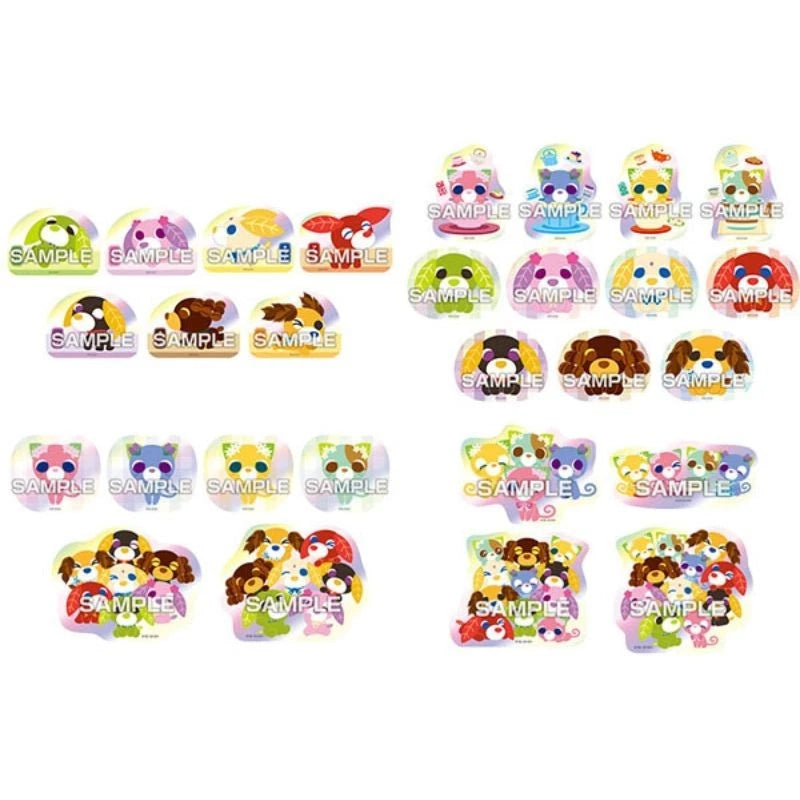 Ochaken Chara Cut Sticker Gum 16Pack Box Candy Toy JAPAN OFFICIAL