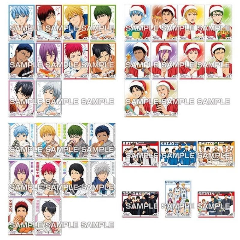 Kuroko's Basketball Clear Memories Collection Gum 18Pack Box Candy Toy JAPAN