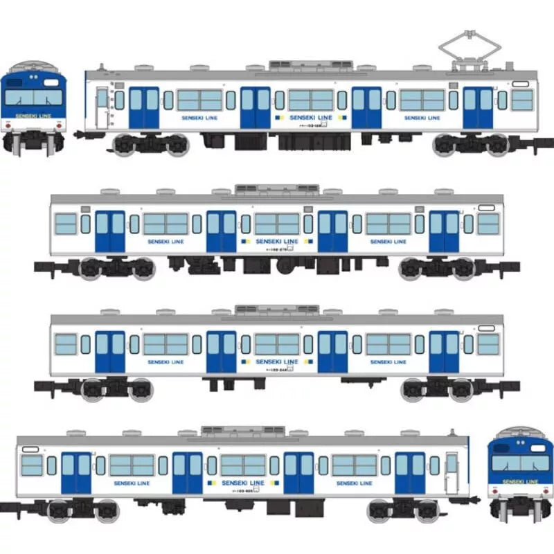 Tetsudou Collection JR103 Series Senseki Line New Color 4Car Set JAPAN OFFICIAL