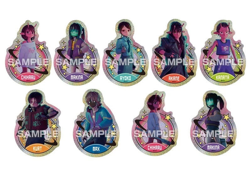 Milky Subway Chara Cut Sticker Gum 16Pack Box Candy Toy JAPAN OFFICIAL