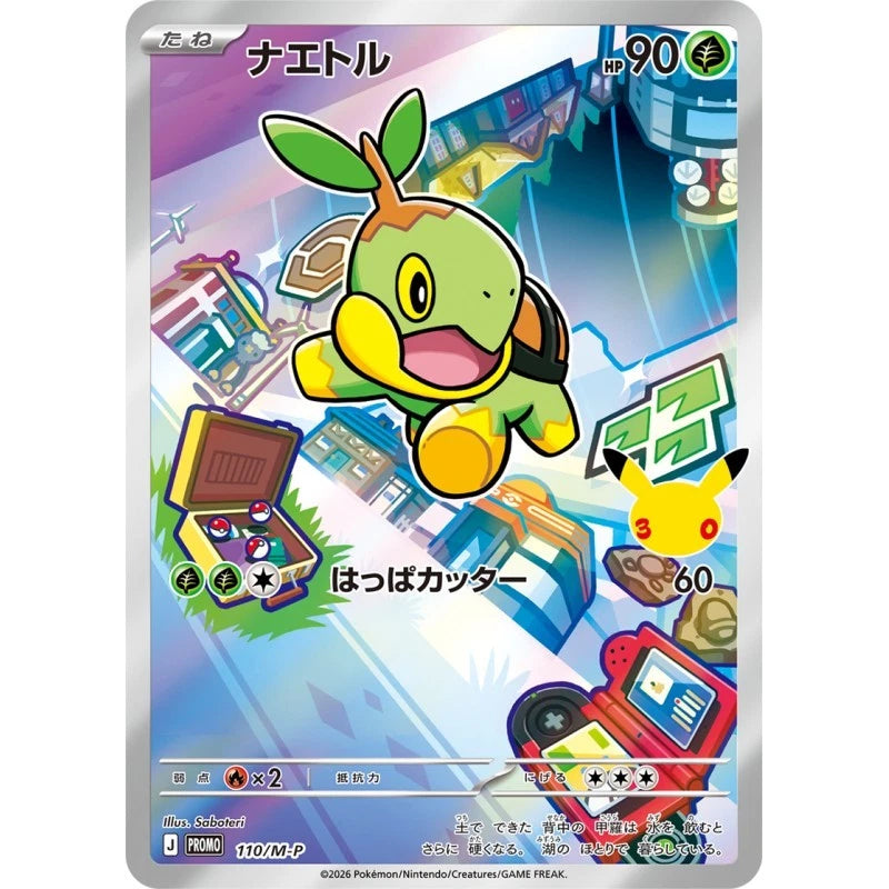 Pokemon 30th CELEBRATION Card Set Turtwig, Chimchar & Piplup TCG JAPAN