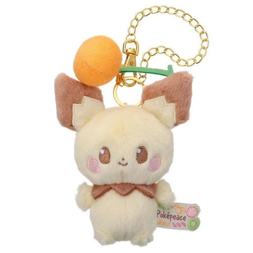 Pokemon Pokepeace Pichu Colorful Ver. Plush Keychain JAPAN OFFICIAL