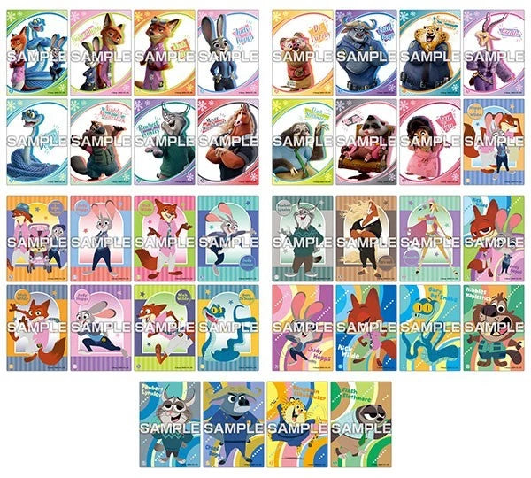 Zootopia 2 Clear Card Collection Gum 18Pack Box TCG Candy Toy JAPAN OFFICIAL