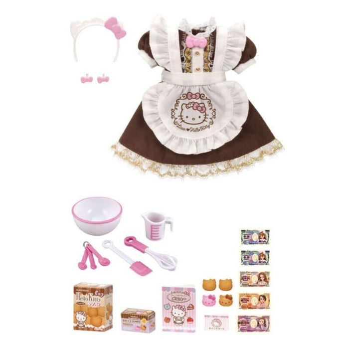 Takara Tomy Licca Chan Hello Kitty Suites Cafe Abito set Giappone Funzionario