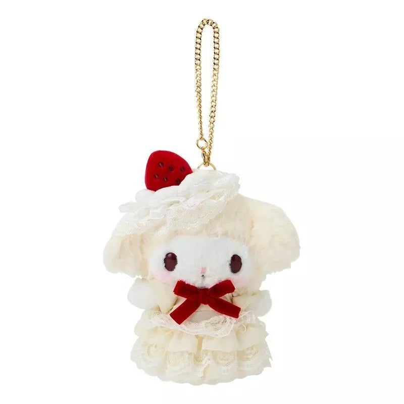 Sanrio My Melody Mascot Bag Charm Strawberry Sponge Cake JAPAN OFFICIAL