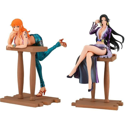 Banpresto One Piece GRANDLINE JOURNEY SPECIAL Nami ＆ Boa Hancock 2 Set Figure