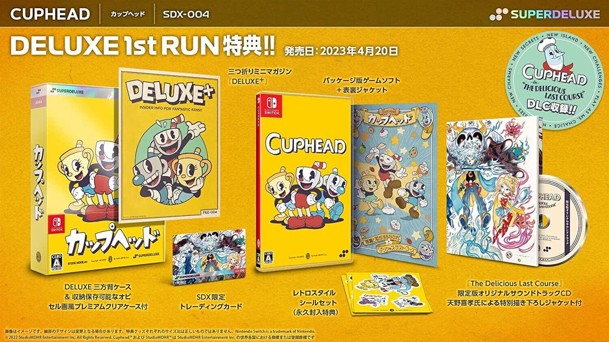 Nintendo Switch Cuphead 1st Run Edition JAPAN OFFICIAL