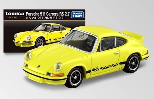 Takara Tomy Tomica Premium Porsche 911 Carrera RS 2,7 Officiel Japon jaune