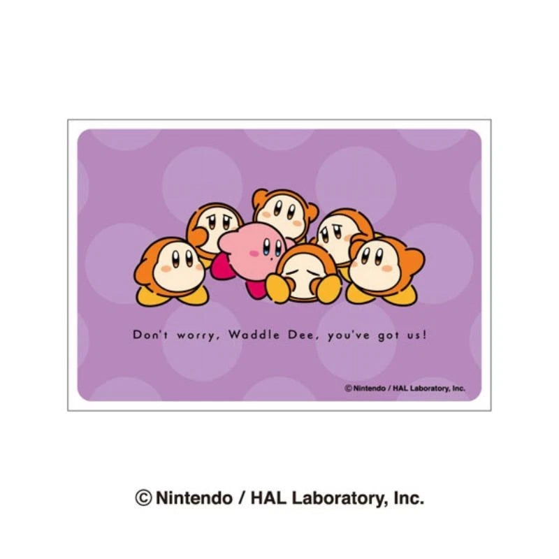 Character Sleeve Mini Kirby play with Waddle Dee ENS-15 JAPAN OFFICIAL