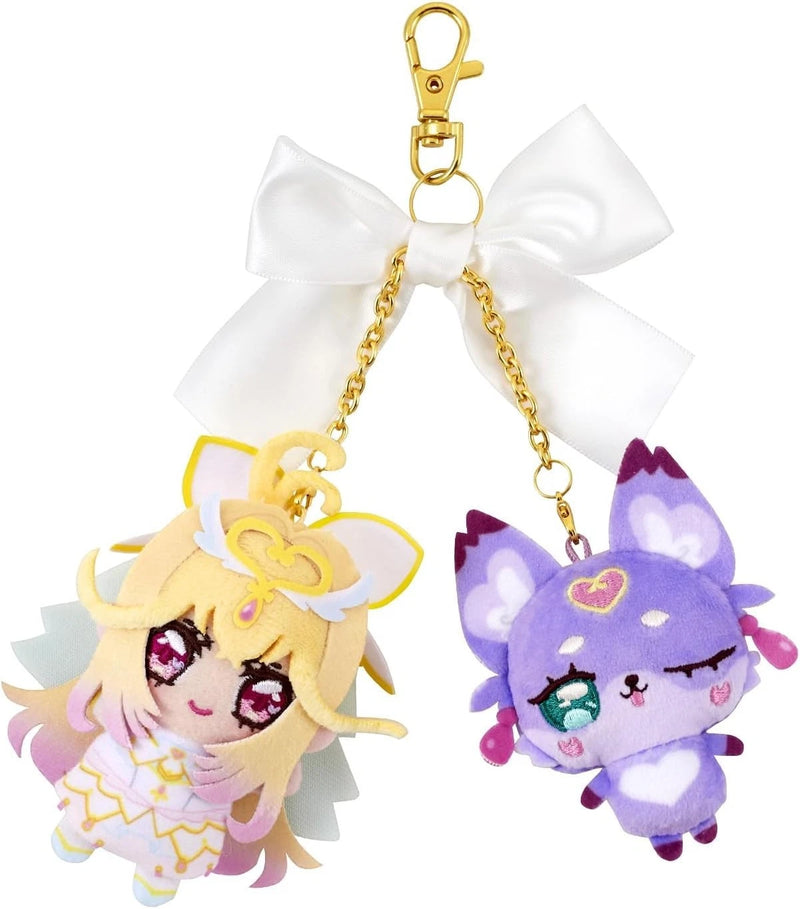 BANDAI Detective Precure! Cure Arcana & Mashutan Mascot Plush JAPAN OFFICIAL