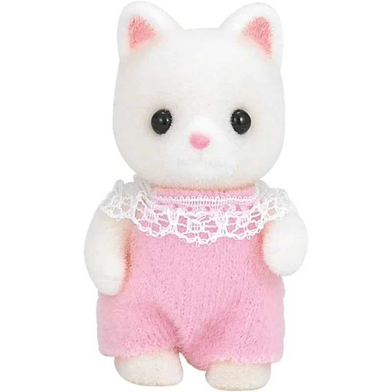 Epoch Sylvanian Families Calico Critters Silk Cat Baby NI-89 Doll JAPAN OFFICIAL