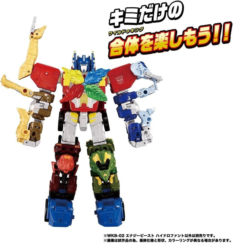 Takara Tomy Transformer Wild King Energy Beast Hydrophant WKB-02 figura de acción