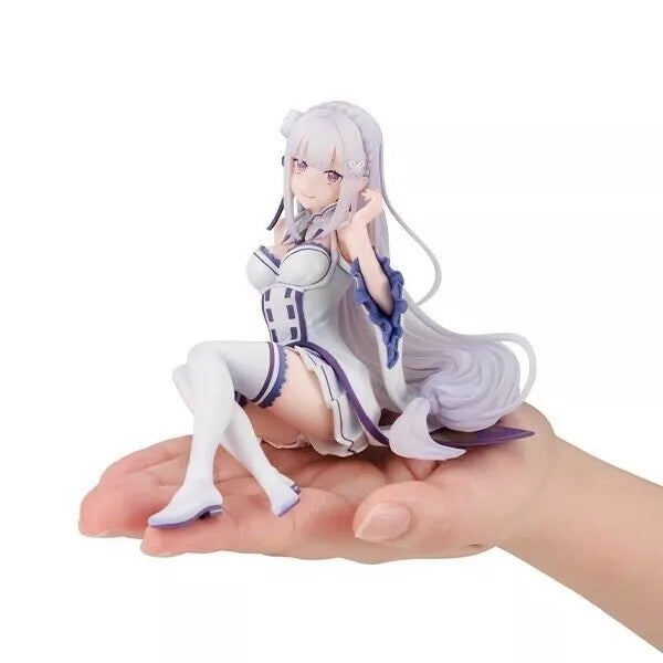 Re:ZERO Starting Life in Another World Emilia Palm size Figure JAPAN OFFICIAL