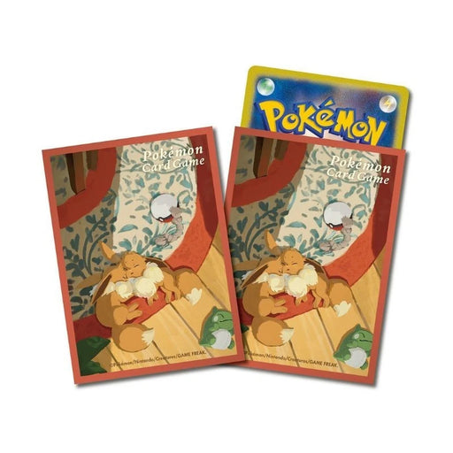 Pokemon Center Original Card Sleeves Eevee Sleeping JAPAN OFFICIAL