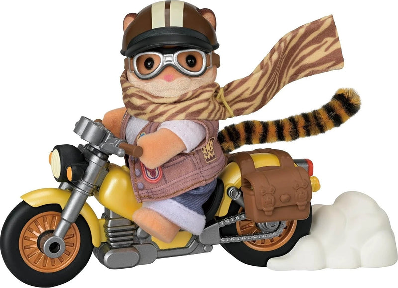 Sylvanian Families Calico Critters Tiger Adventure Bike KO-85 JAPAN OFFICIAL