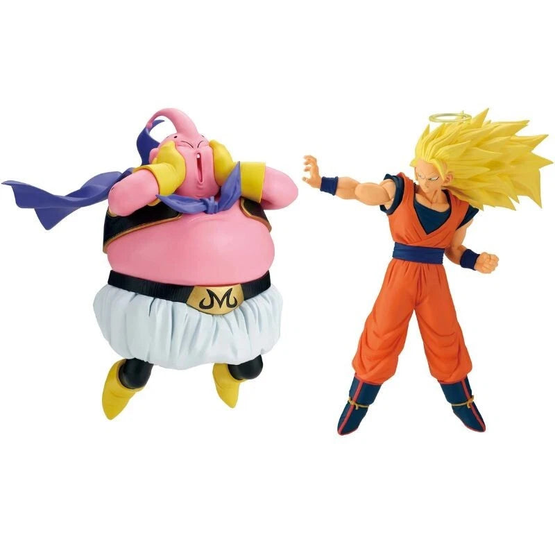 Dragon Ball Z Match Makers Super Saiyan 3 Son Goku VS Majin Buu Figure Set of 2