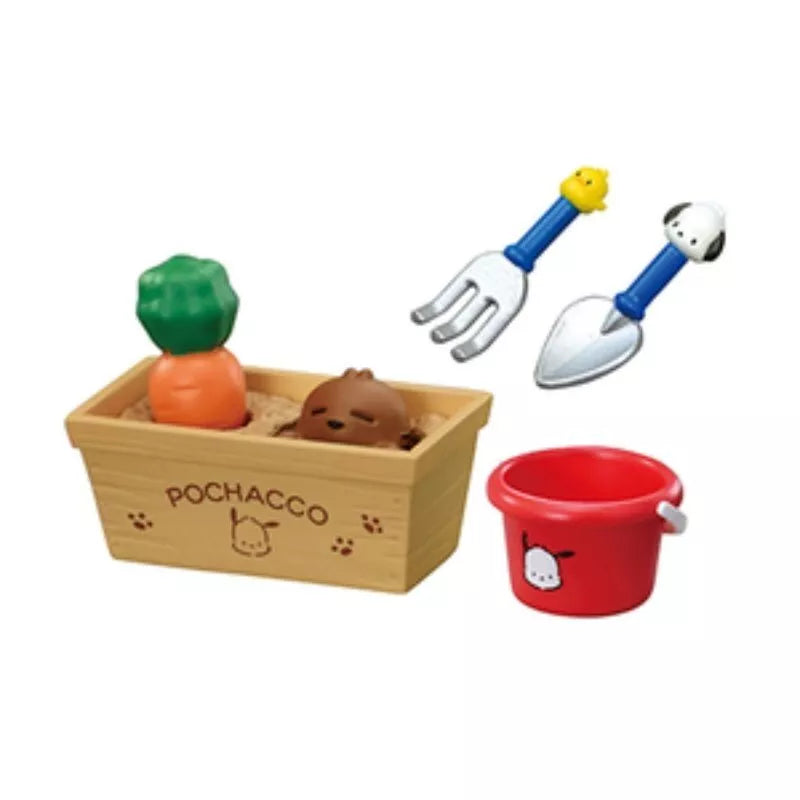 Rementement des personnages de Sanrio POCHACCO's House Full Set de 8 figures Japon officiel