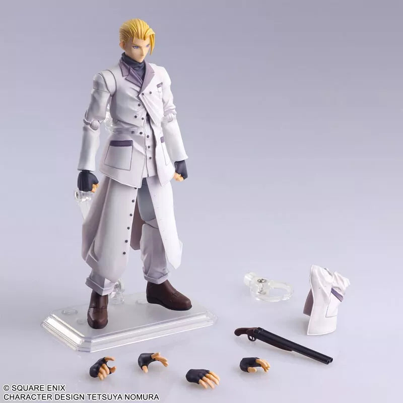 Square Enix Final Fantasy VII traz artes Rufus Shinra Action Figure JAPÃO