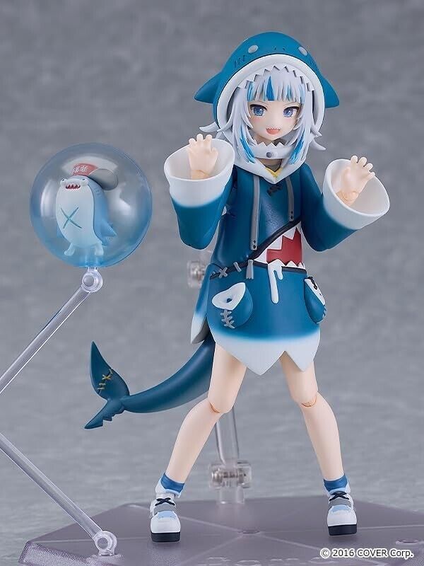 Figma Hololive Production Gawr Gura Acción Figura Japón Oficial