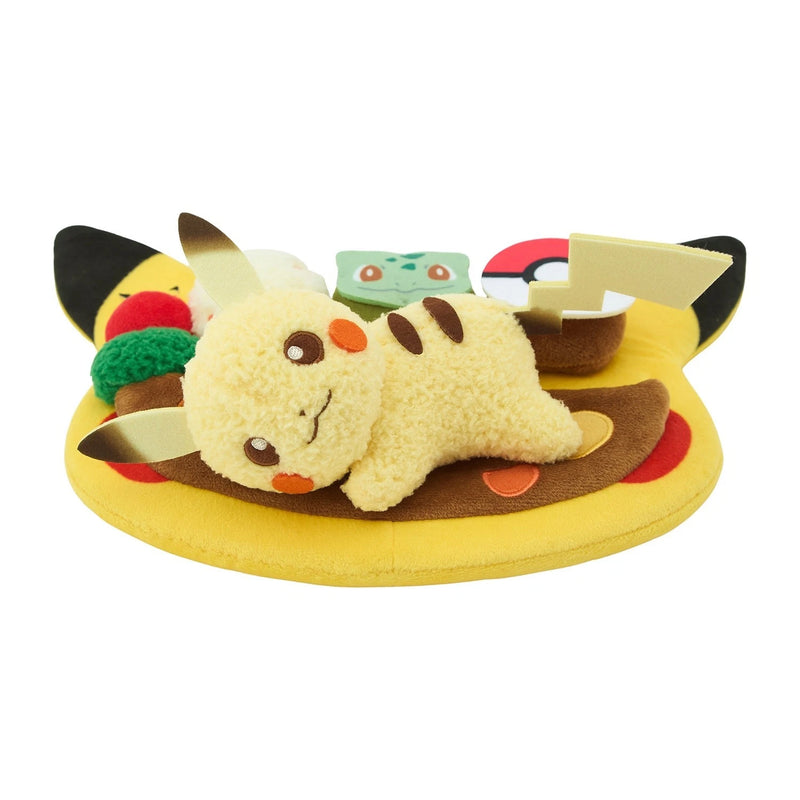 Pokemon Center Original Cafe Plate Plush Pikachu JAPAN OFFICIAL
