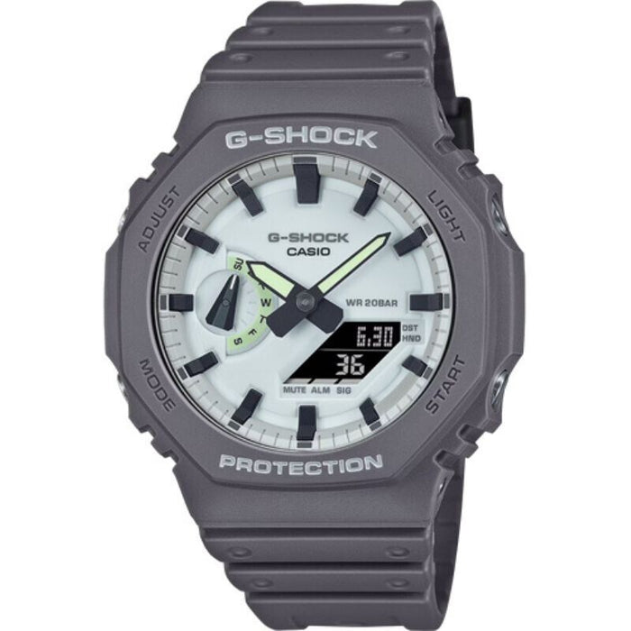 CASIO G-SHOCK HIDDEN GLOW Series GA-2100HD-8AJF Gray Ana-Digi Men's Watch Japan