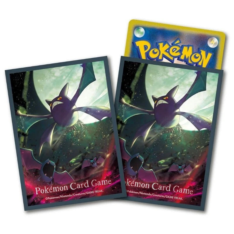 Pokémon Card Game Deck Shield Premium Gloss: Crobat Evolution Trail (64 Sleeves)