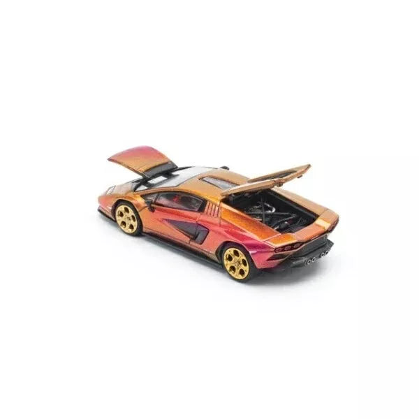 POP RACE Lamborghini Countach LP 800-4 BLU HAL 1/64 JAPAN OFFICIAL