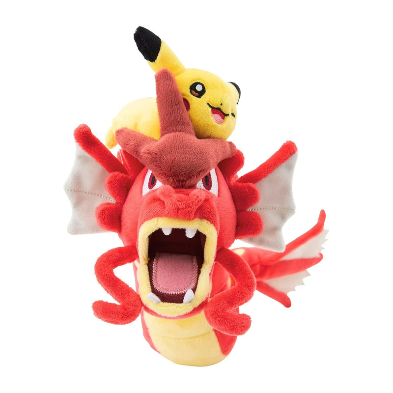 Pokemon Center Original Red Gyarados et Pikachu Hiroshima R Peluche Doll JAPON