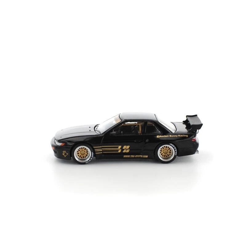 Pandem Silvia S13 Black 1/64 Miniature Car JAPAN OFFICIAL