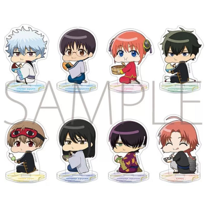 Gintama Kapurikko Stuffing Cheeks Acrylic Stand Collection Complete set JAPAN