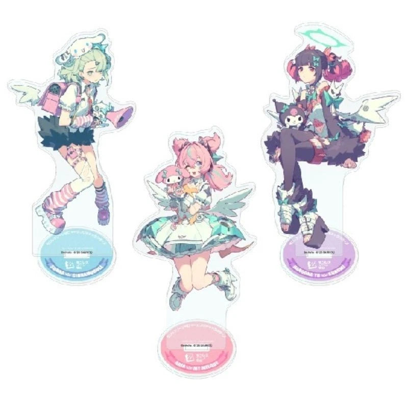 Zenless Zone Zero x Sanrio Characters Acrylic Stand GiGO Limited Set of 3 JAPAN