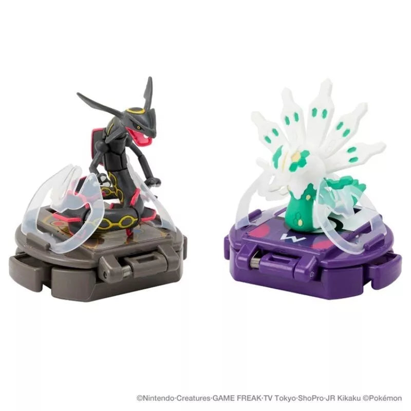 Pokemon MonColle Battleze Rayquaza VS White Zygarde 50% Form Figure JAPAN