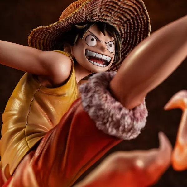 Figurine P.O.P ONE PIECE NEO-MAXIMUM Luffy & Ace Bonds of Brothers 20e édition limitée