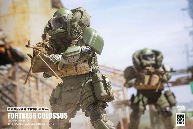 SALVO Série SA02 Fortress Colossus 1/12 Action Figure JAPÃO OFICIAL