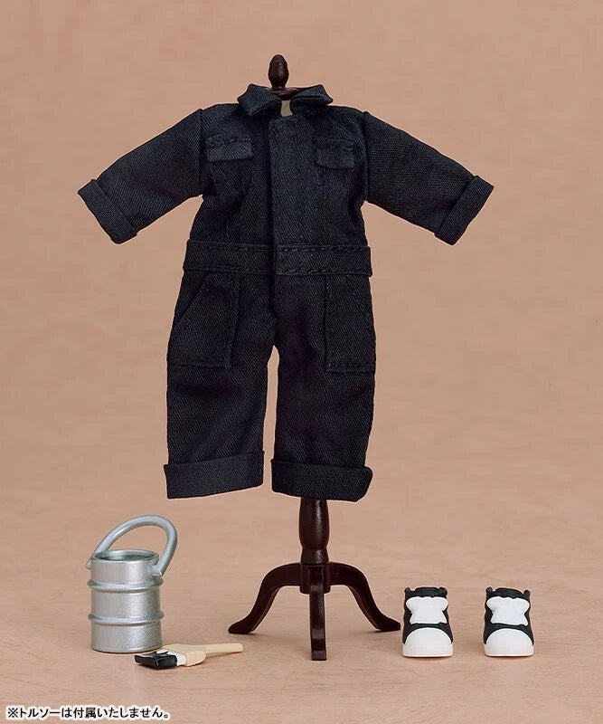 Nendoroid Doll Outfit Set Colorful Coveralls Black JAPAN OFFICIAL